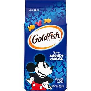 6.6-Oz Goldfish Disney Mickey Mouse Baked Cheddar Crackers $1.90 w/ S&S