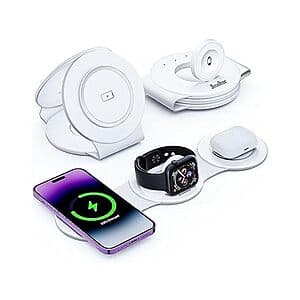 Hicober 18W Wireless 3-in-1 Magnetic Foldable Apple Device Charging Station $9 + Free S/H w/ Prime