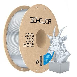 1KG 3DHoJor 1.75mm Silk PLA 3D Printer Filament (Metal Silver) $12
