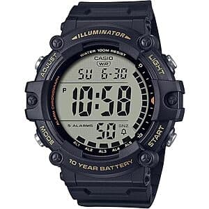 54.4mm Casio Illuminator AE1500WH Men's Digital Watch $24