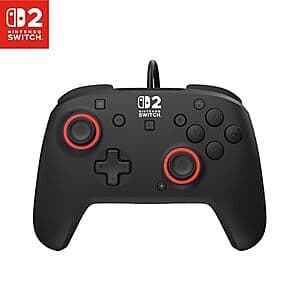 Turtle Beach Rematch Nintendo Switch 1 or 2 Wired Gaming Controller (Black/Red) $17.45 (or less)