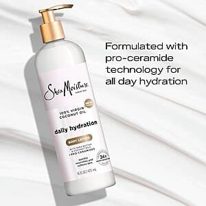 16-Oz SheaMoisture Daily Hydration Body Lotion (Coconut Oil & Shea Butter) $3.75 w/ Subscribe & Save