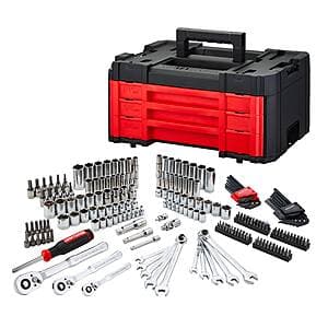 242-Pc Craftsman Versastack Standard (SAE) & Metric Mechanics Tool Set w/ Hard Case $99 + Free Shipping
