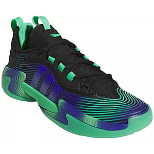 adidas Women's Exhibit Select 2.0 PRO Basketball Sneakers (Black/Blue) $28.85