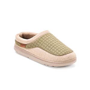 Dearfoams Men’s Cozy Comfort Lounge Clog Slipper (Olive, Size 7-8 & 11-12 Only) $5.50