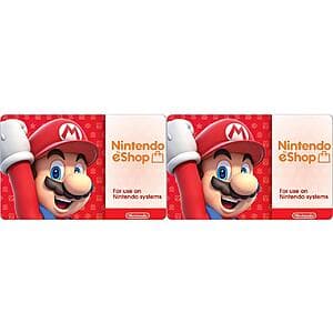 $100 Nintendo eShop Gift Card (Email Delivery) $80.50
