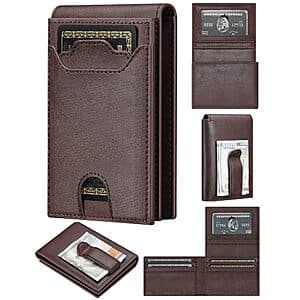 Prime Members: furid Men's Magnetic Closure Leather Slim Bifold Wallet w/ Money Clip $5.70 + Free Shipping