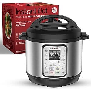 6-Quart Instant Pot Duo Plus 9-in-1 Electric Pressure Cooker $60 + Free Shipping