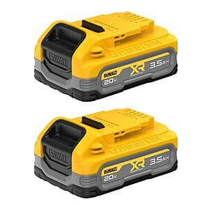2-Pack DeWALT 20V MAX XR POWERSTACK 3.5Ah Battery Kit $149 + Free S&H