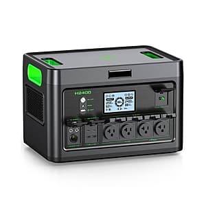 General Power 12V 2400W / 1843Wh LiFePO4 Portable Power Station $324 + Free Shipping