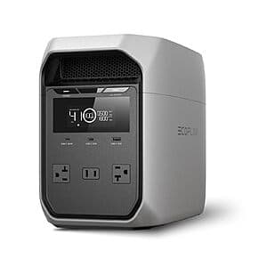 EF ECOFLOW DELTA 3 Classic 1024Wh LiFePO4 1800W Portable Power Station $388.55 + Free Shipping