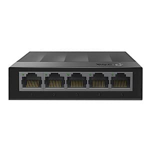 5-Port TP-Link LS1005G Litewave Gigabit Ethernet Switch $8.95