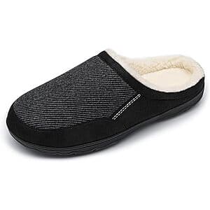 Dream Pairs Men's Cozy Memory Foam Slippers (4 Colors) $10.95