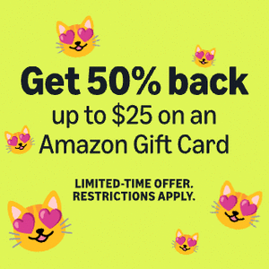 Amazon Haul: 50% Back via Gift Card on Eligible Purchases (up to $25)