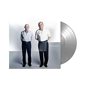 Twenty One Pilots Vessel vinyl record album cover and black vinyl disc.