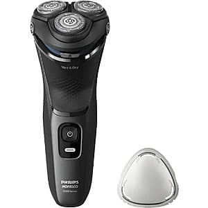 Philips Norelco Series 3000 Rechargeable Wet/Dry Electric Shaver (Black) $35 + Free Shipping