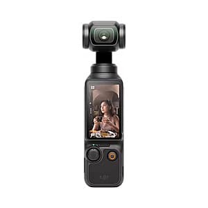 DJI Osmo Pocket 3 3-Axis Stabilized 4K Handheld Camera w/ Rotatable Touchscreen $282.40 + Free S&H