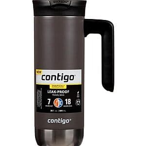 20oz. Contigo Superior Insulated Travel Mug w/ Snapseal Lid/Handle (Sake) $12