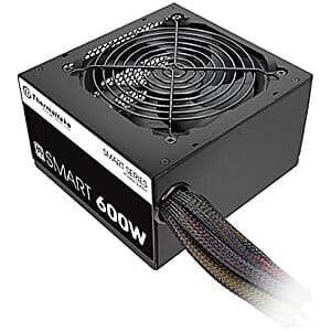 Thermaltake 600W 80 Plus Active PFC Smart Power Supply $34.60 + Free S&H