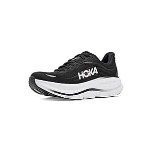 Hoka Bondi 9 men's running shoe in Asphalt Grey and Gravel colorway, size 8.