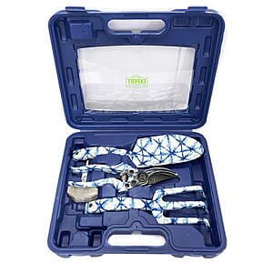 3-Tool Expert Gardener Shibori Gardening Set w/ 20 Plant Tags $6
