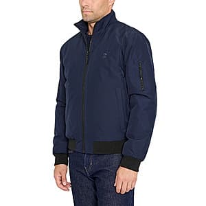 IZOD Men’s Tech Racer Bomber Jacket (M-2XL, Various) $16.60
