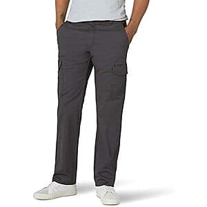 Lee Men's Extreme Motion Twill Cargo Pant (Charcoal) $19.95