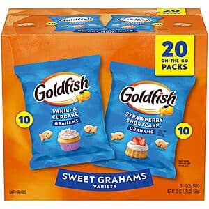 Select Accts: 20-Pk 1-Oz Goldfish Grahams (Strawberry Shortcake & Vanilla Cupcake) $6.65 w/ S&S