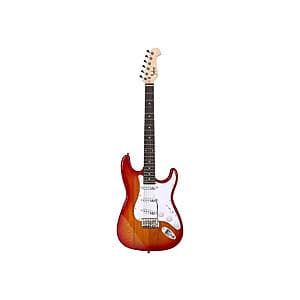 Indio by Monoprice Cali DLX Plus Solid Ash Electric Guitar w/ Gig Bag $130 + Free S&H