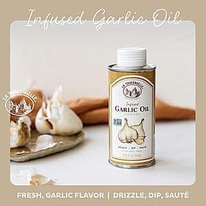 8.45oz. La Tourangelle Organic Infused Oleic Oil for Food (Garlic or Basil Oil) $5.50 w/ S&S