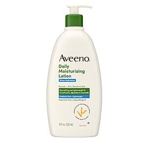 Select Accounts: 18-Oz Aveeno Sheer Hydration Daily Moisturizing Lotion $3.50 w/ S&S
