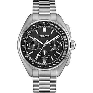 Bulova Men's Archive Series 45mm Lunar Pilot (Stainless Steel) $374 + Free Shipping
