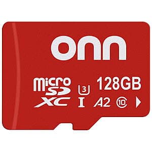 Select Stores: 128GB onn microSDXC U3 Memory Card for Nintendo Switch $15.55 + Free Pickup
