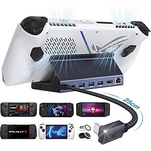 iVANKY 8-in-1 4K@144Hz Docking Station for ROG Ally, Legion Go & More $20