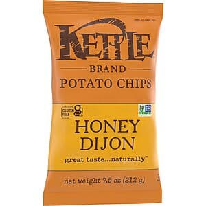 Select Accounts: 7.5-Oz Kettle Brand Potato Chips (Honey Dijon) $2.50 w/ S&S