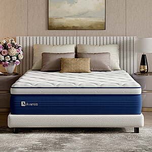 Avenco Airsea 10" Queen Size Medium Firm Support Hybrid Mattress $158 + Free S&H