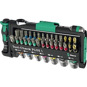 Wera Tool Check Plus 1 Screwdriver & Nut Driver Set $87.10 + Free S&H