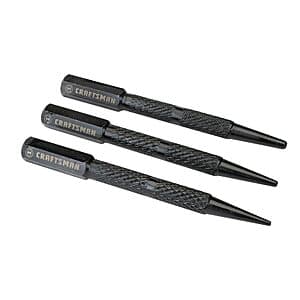 3-Piece Craftsman Steel Nail Set $4.65