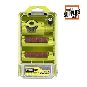 37-Pc RYOBI All-Purpose Rotary Tool Kit $5.50 + Free S&H