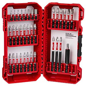 35-Pc Milwaukee SHOCKWAVE Impact Duty Alloy Steel Screw Driver Bit Set $16 + Free S&H