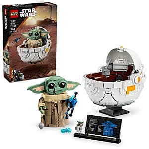 1048-Piece LEGO Star Wars: The Mandalorian Grogu w/ Hover Pram Building Toy $64.45 + Free Shipping