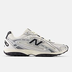 New Balance shoes and apparel on sale, displayed in store or product lineup.