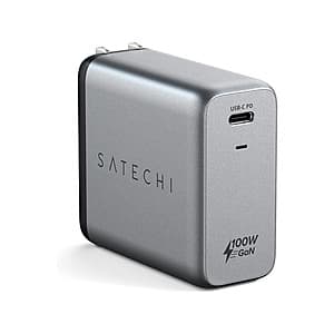 Satechi 100W GaN USB-C PD Charging Adapter (Space Grey) $15 + Free Shipping w/ Amazon Prime