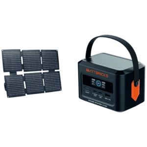 Wattbricks H100 99.2Whr Power Station + 30W Solar Panel $40 + Free S&H