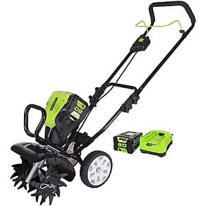 Greenworks 80V 10" Cultivator/Tiller w/ 2Ah Battery & Charger $140 + Free Shipping