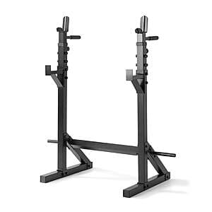 300-lb Capacity Athletic Works Adjustable Squat Rack $39 + Free Shipping