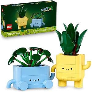 217-Piece LEGO Botanicals Happy Plants Building Set $18.40