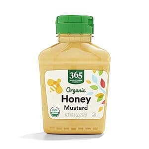 8-Oz 365 by Whole Foods Market Organic Mustard (Honey, Dijon, or Yellow Mustard) $1.50 w/ Subscribe & Save