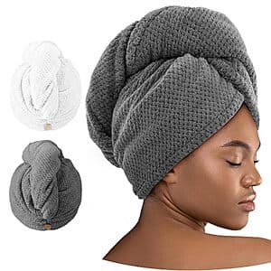 Umisleep 400 GSM Microfiber Hair Towel Wraps: 3-Pk $9, 2-Pk $6