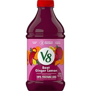 46-Oz V8 Beet Ginger Lemon 100% Vegetable Juice $2.91 + Free Shipping w/ Prime or on $35+